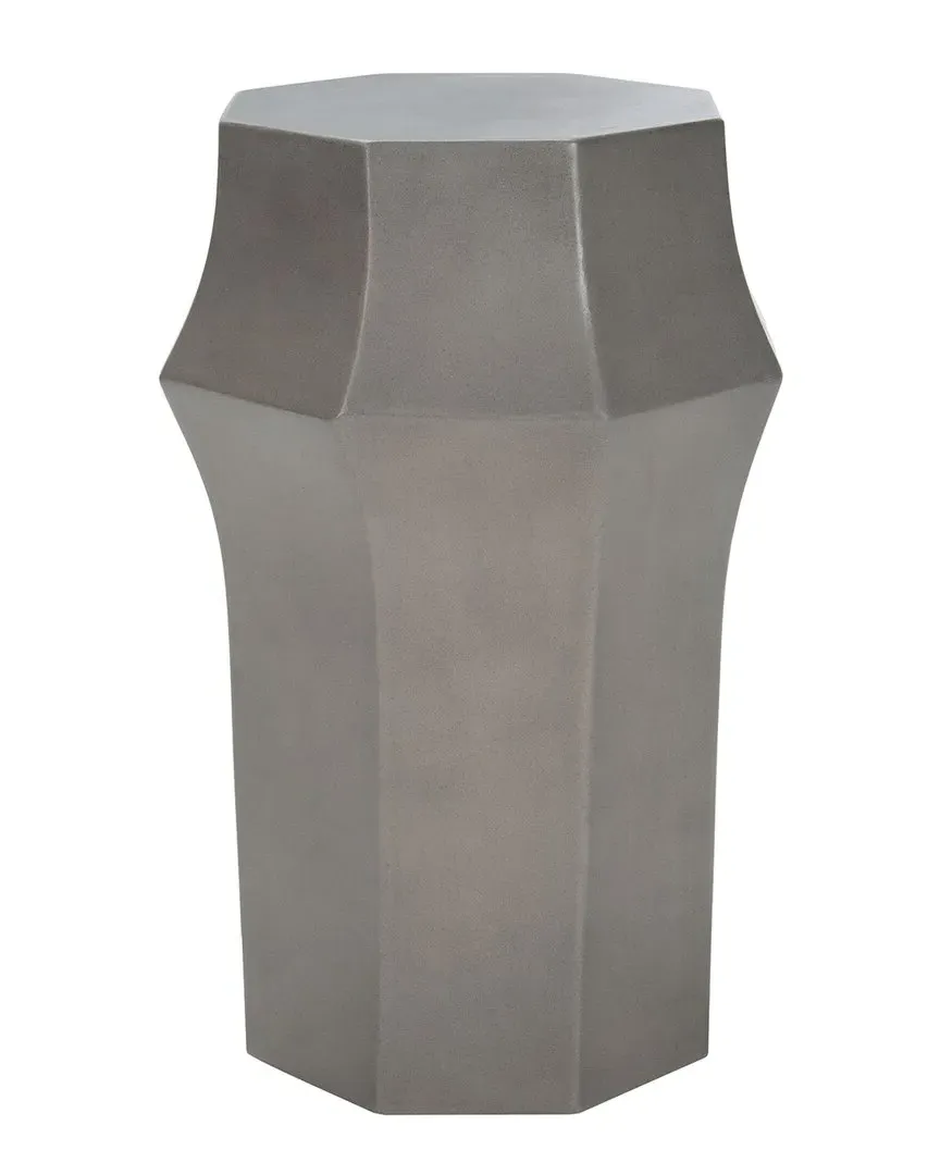 Klaudia Indoor/Outdoor Accent Table - Dark Grey, Concrete image