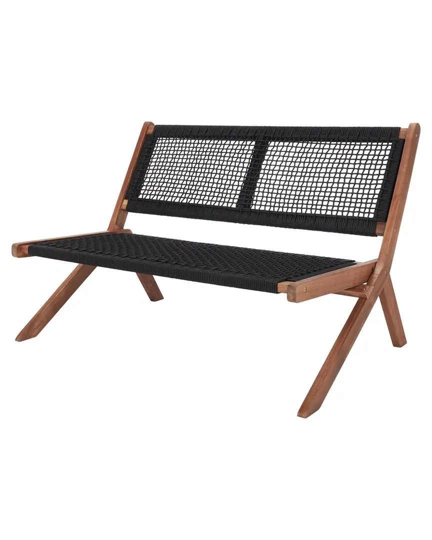 Kobina Outdoor Bench with Folding Design - Natural, Wood image