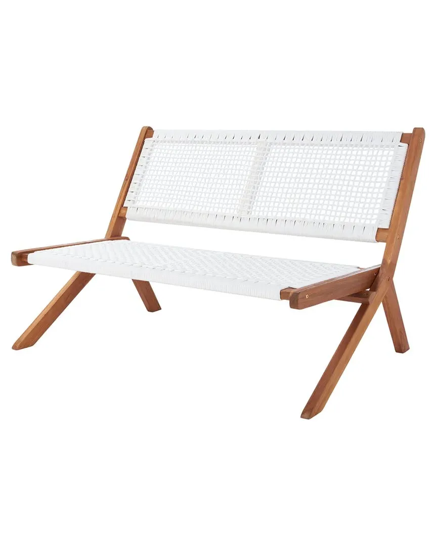 Kobina Outdoor Bench with Folding Design - Natural, Wood