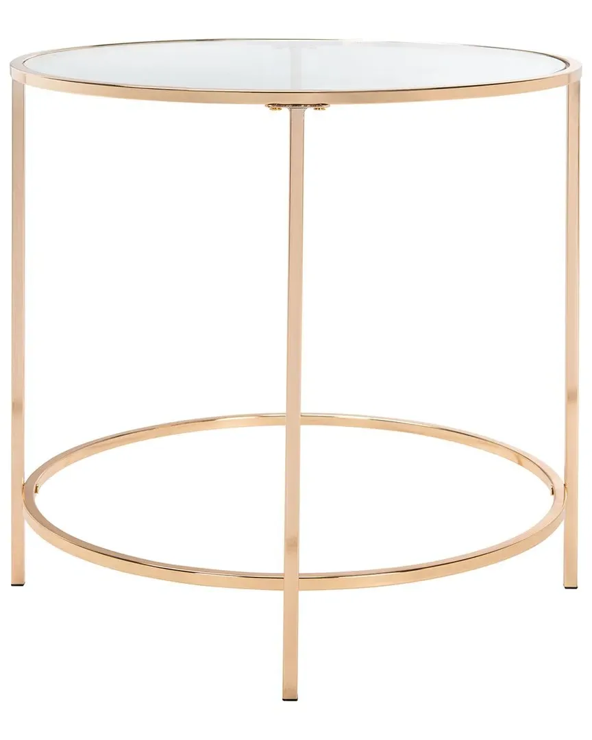 Kolby Round Side Table - Gold, Metal image