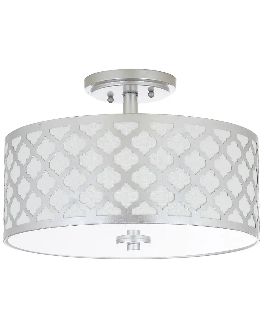 Kora 3-Light Flush Mount - Silver