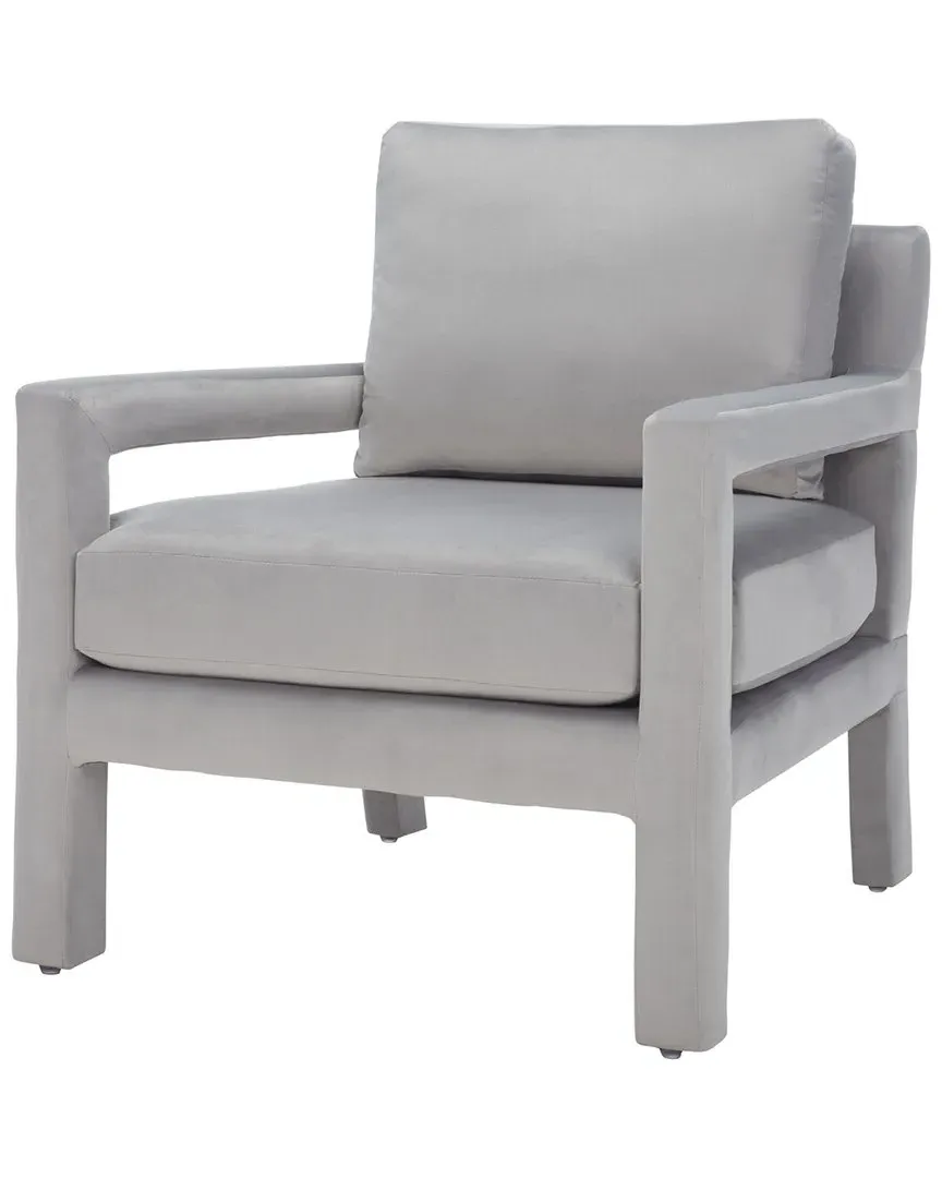 Kye Accent Chair - Grey, Velvet image