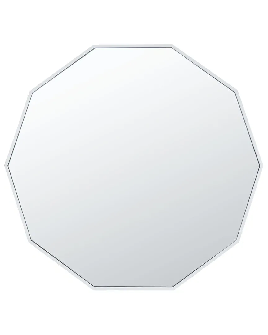 Kyna Decagon Mirror - White image