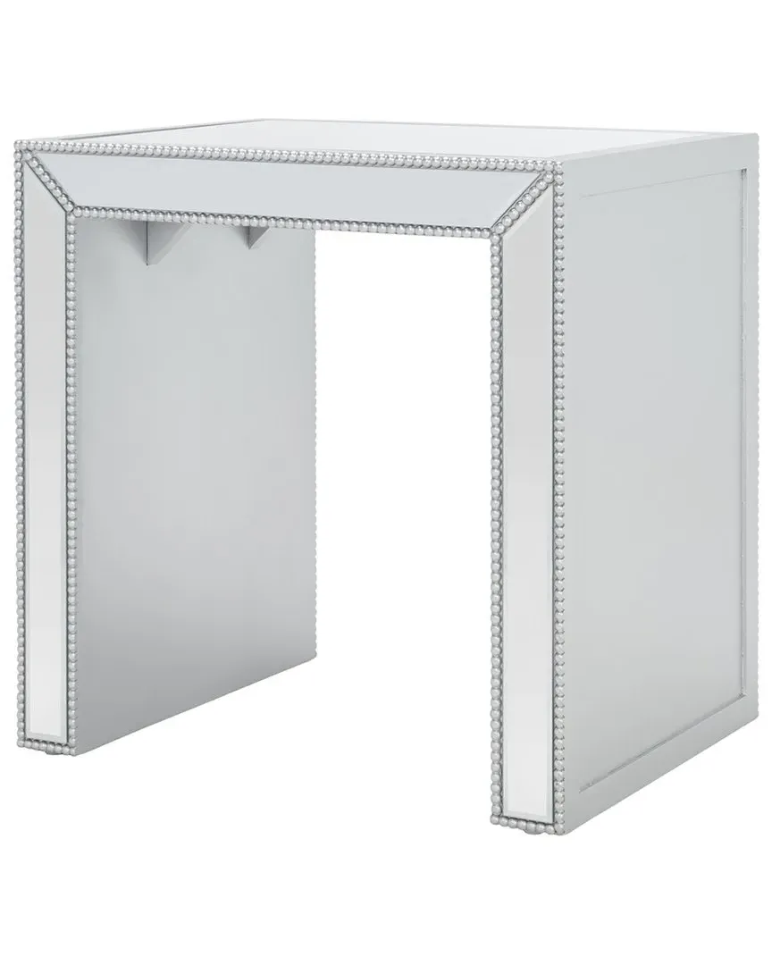 Laken Mirrored Accent Table - Silver image