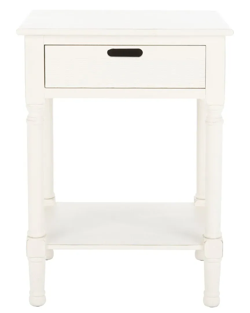 Landers Accent Table with Storage - White image