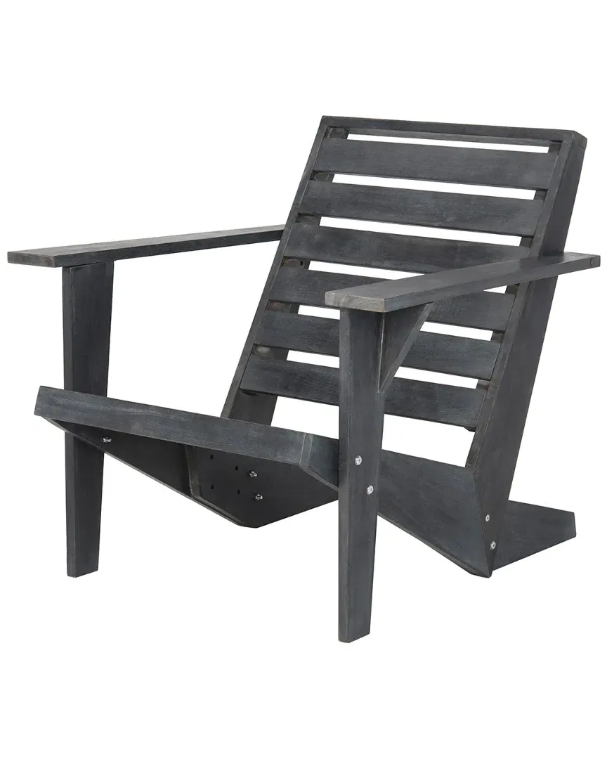 Lanty Outdoor Adirondack Chair - Dark Slate Grey, Acacia