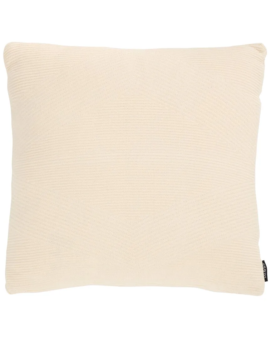 Layla 18x18 Cotton Pillow - Natural
