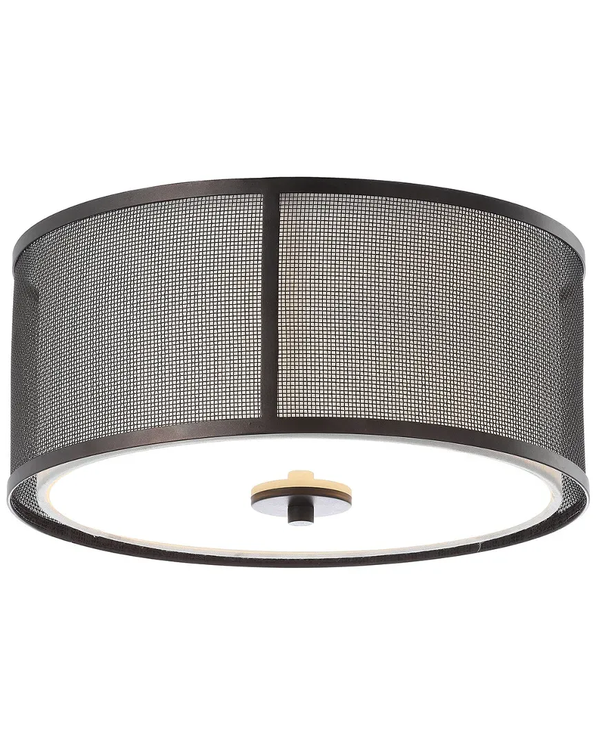 Layne Flush Mount Ceiling Light - Brass image