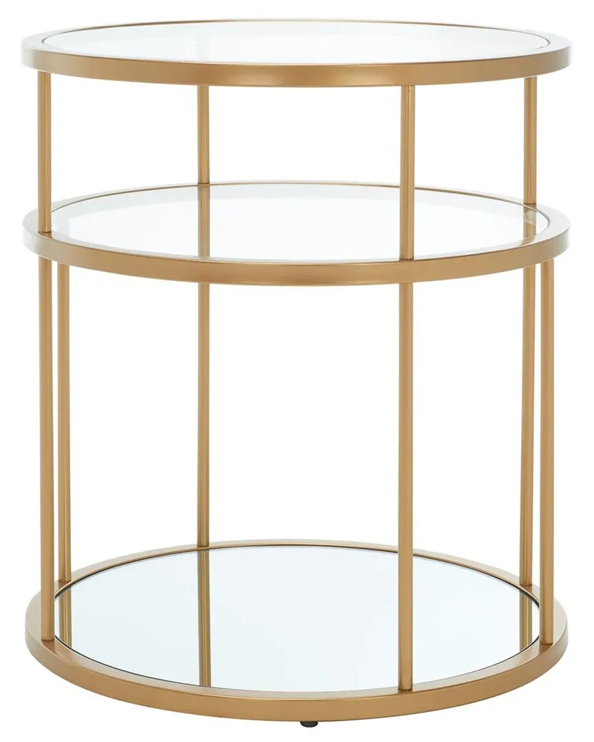 Layta 3 Shelf Accent Table - Gold image