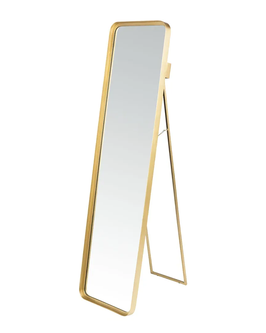 Lerna Mirror - Brushed Brass, Pine image