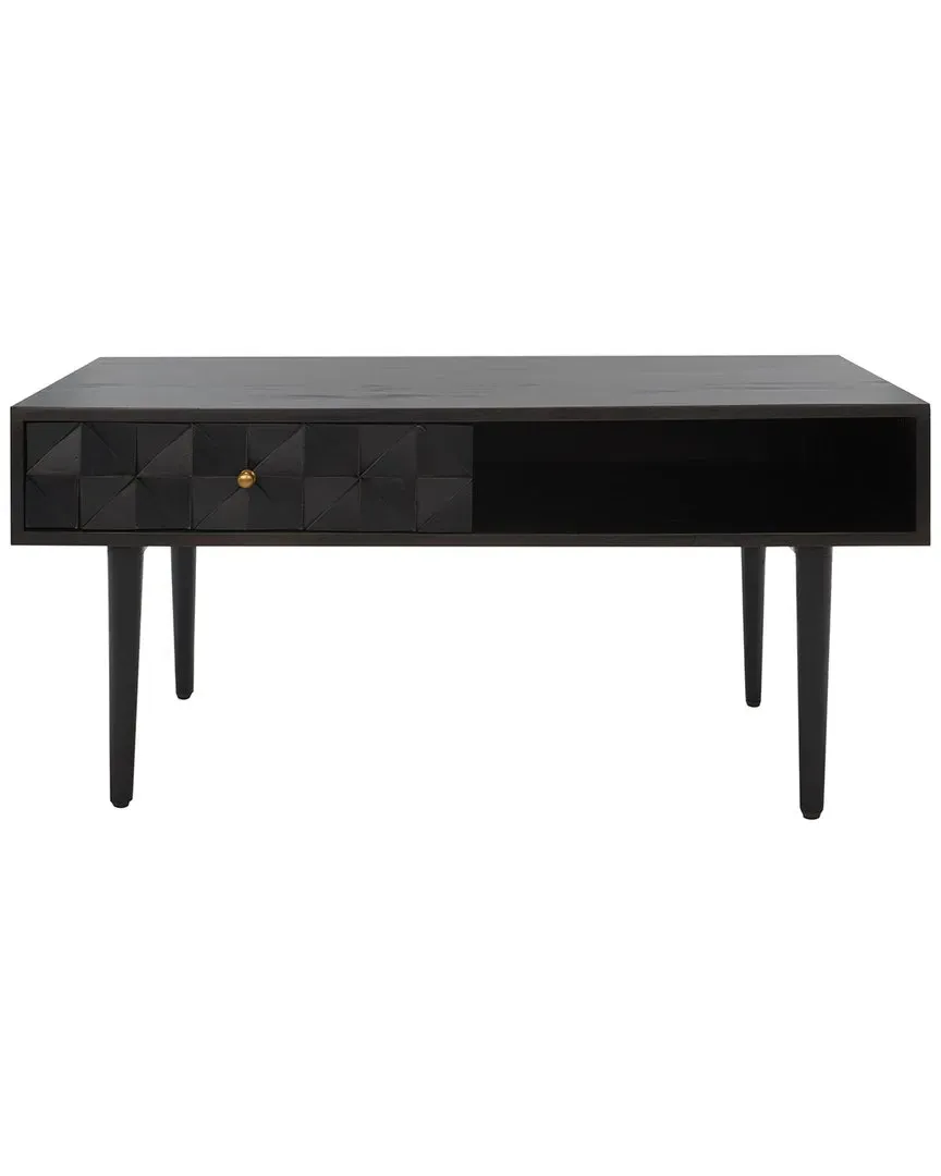 Lexington Coffee Table with Storage - Black, Wood image