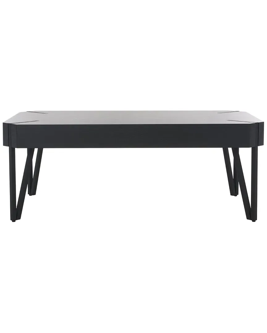 Liann Coffee Table with Hairpin Legs - Black Stripe, Wood image