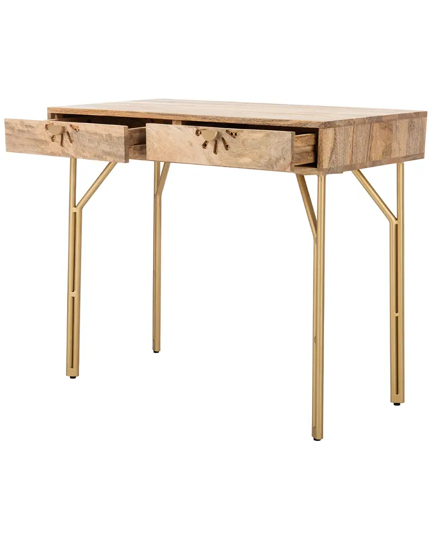 Lily 2-Drawer Desk - Natural