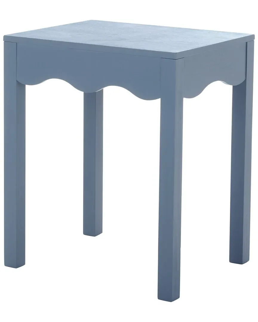 Litith Square Wave Accent Table - Blue image