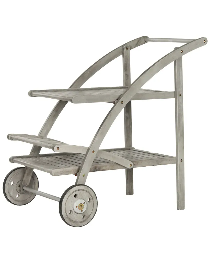 Lodi Tea Cart - Grey Wash, Acacia image