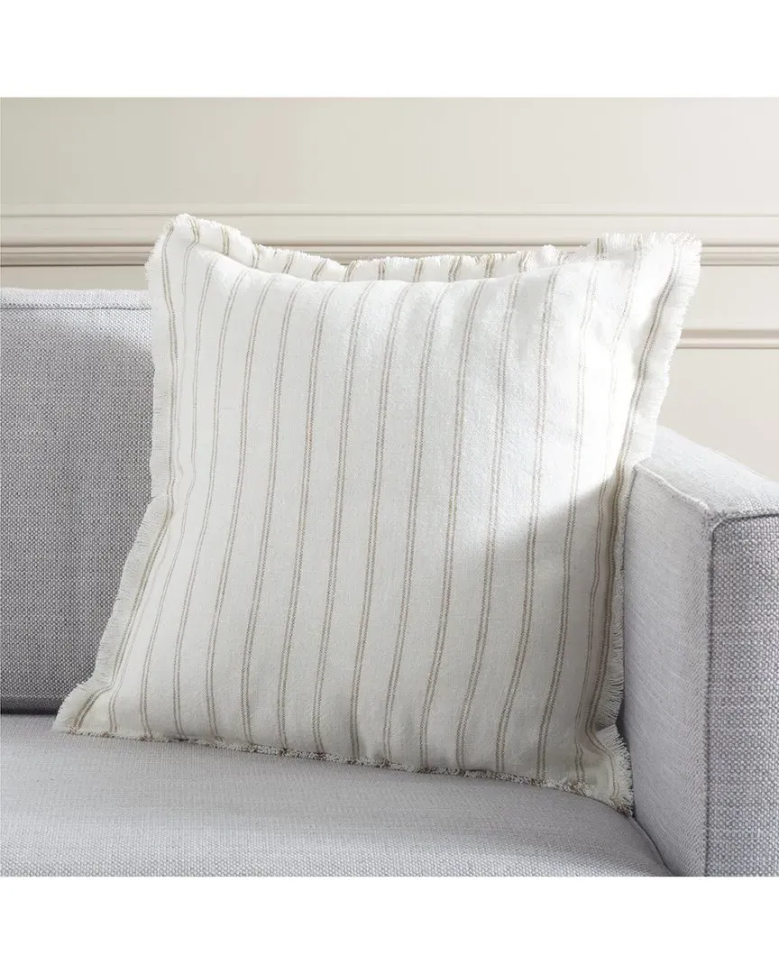 Lolo Square Pillow - Ivory, Linen image