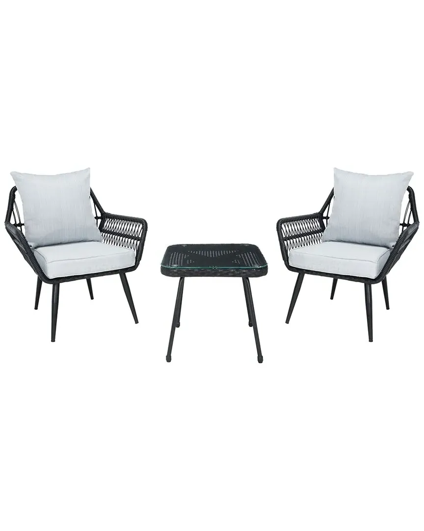 Londyn 3-Piece Lounge Set - Black, Steel image
