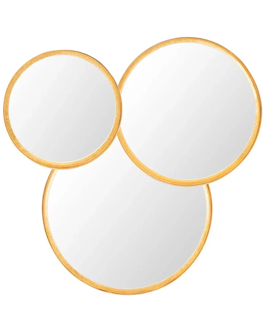 Loni Mirror - Gold Foil, Pine