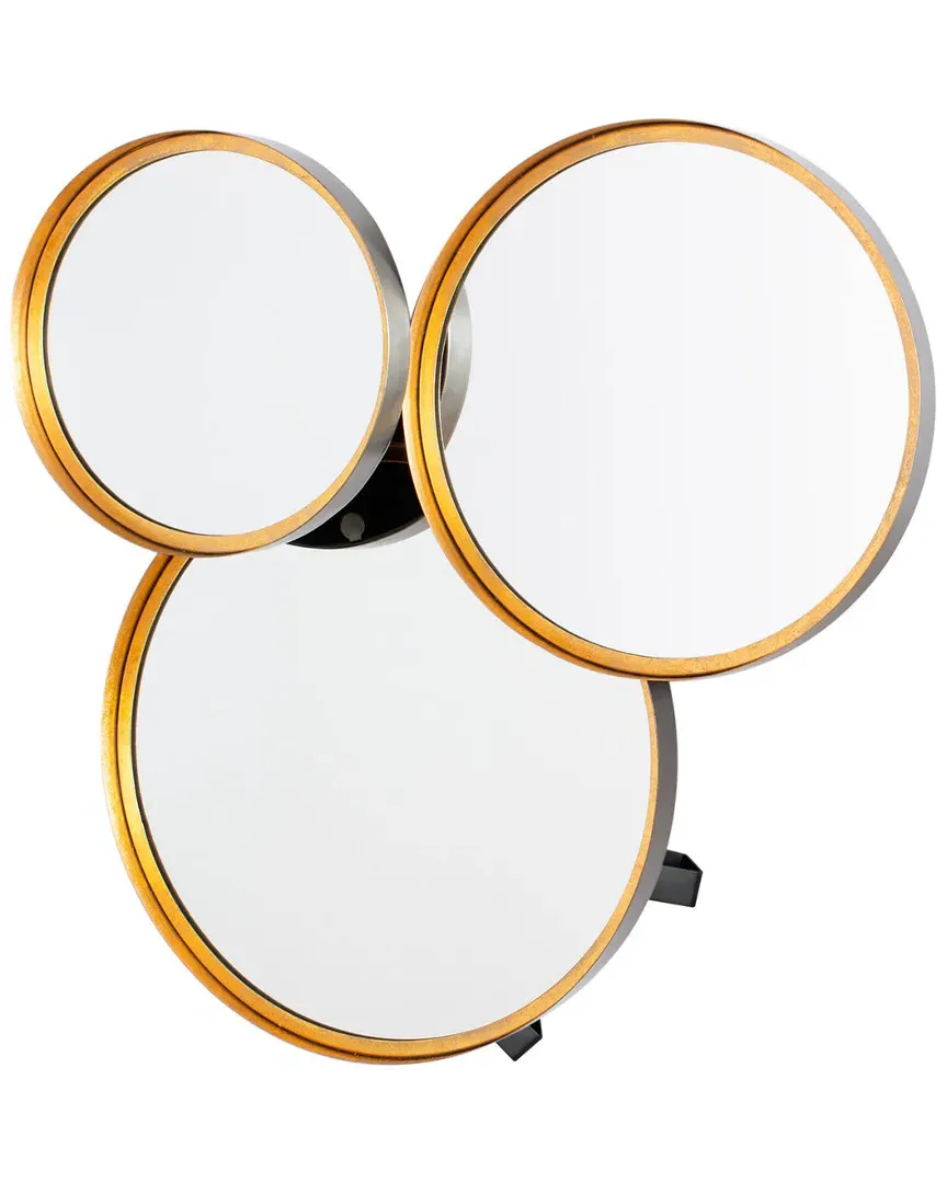 Loni Mirror - Gold Foil, Pine image