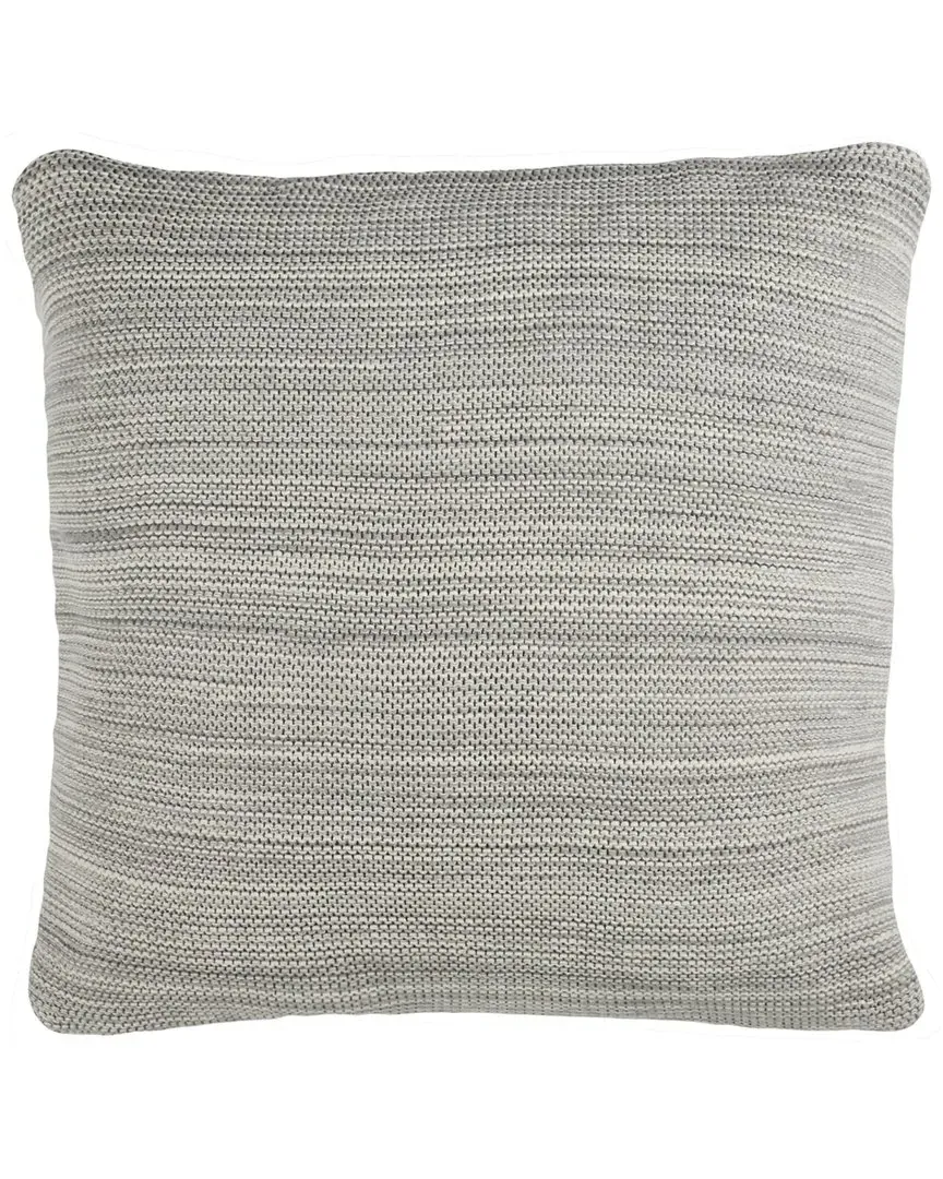 Loveable Knit Pillow - Grey, Cotton