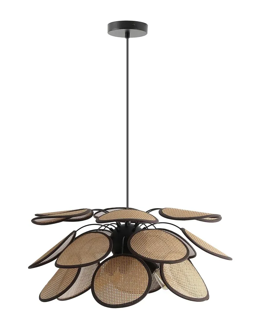 Luana 3-Light 20.5in Pendant - Brown, Plastic