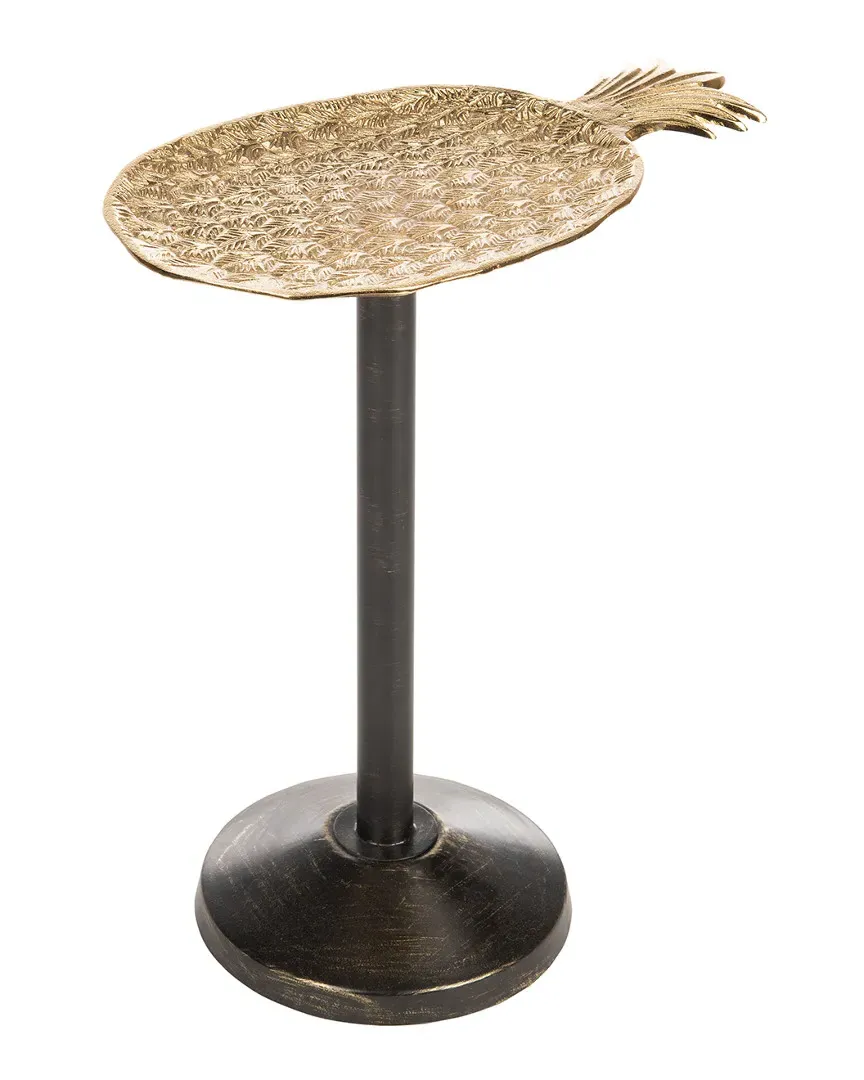 Luana Pineapple Top Accent Table - Gold image