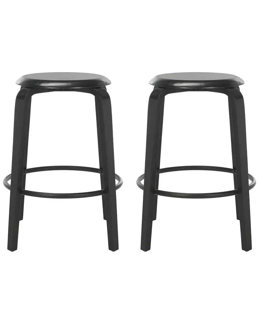 Luella Set of 2 Counter Stools - Black image