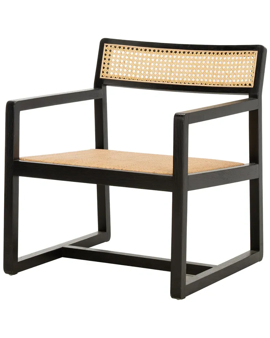 Lula Cane Accent Chair - Black, Elm image