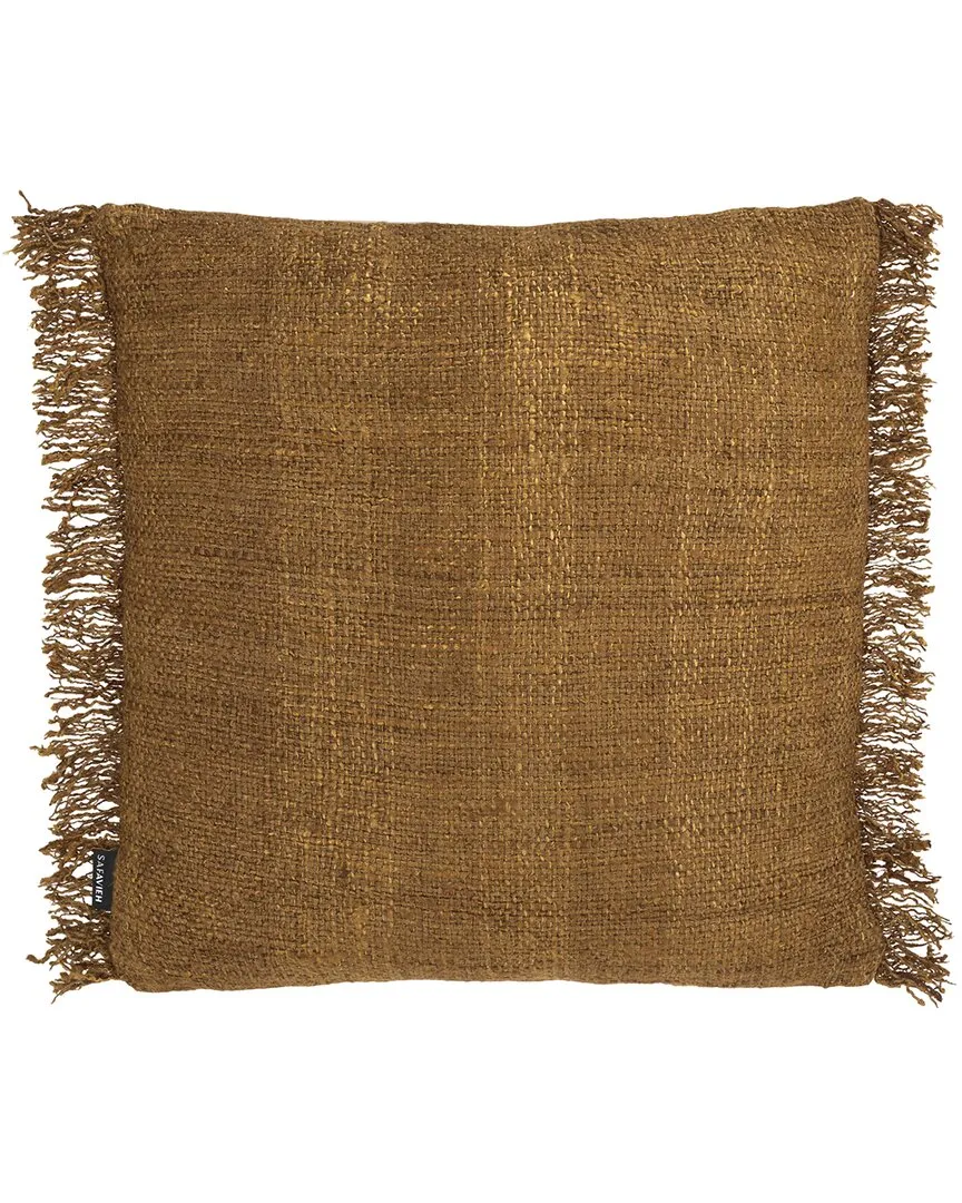 Lumiza 20x20 Throw Pillow - Rust, Cotton