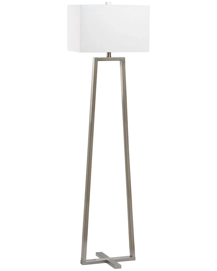 Lyell 60in Floor Lamp - Nickel, Metal