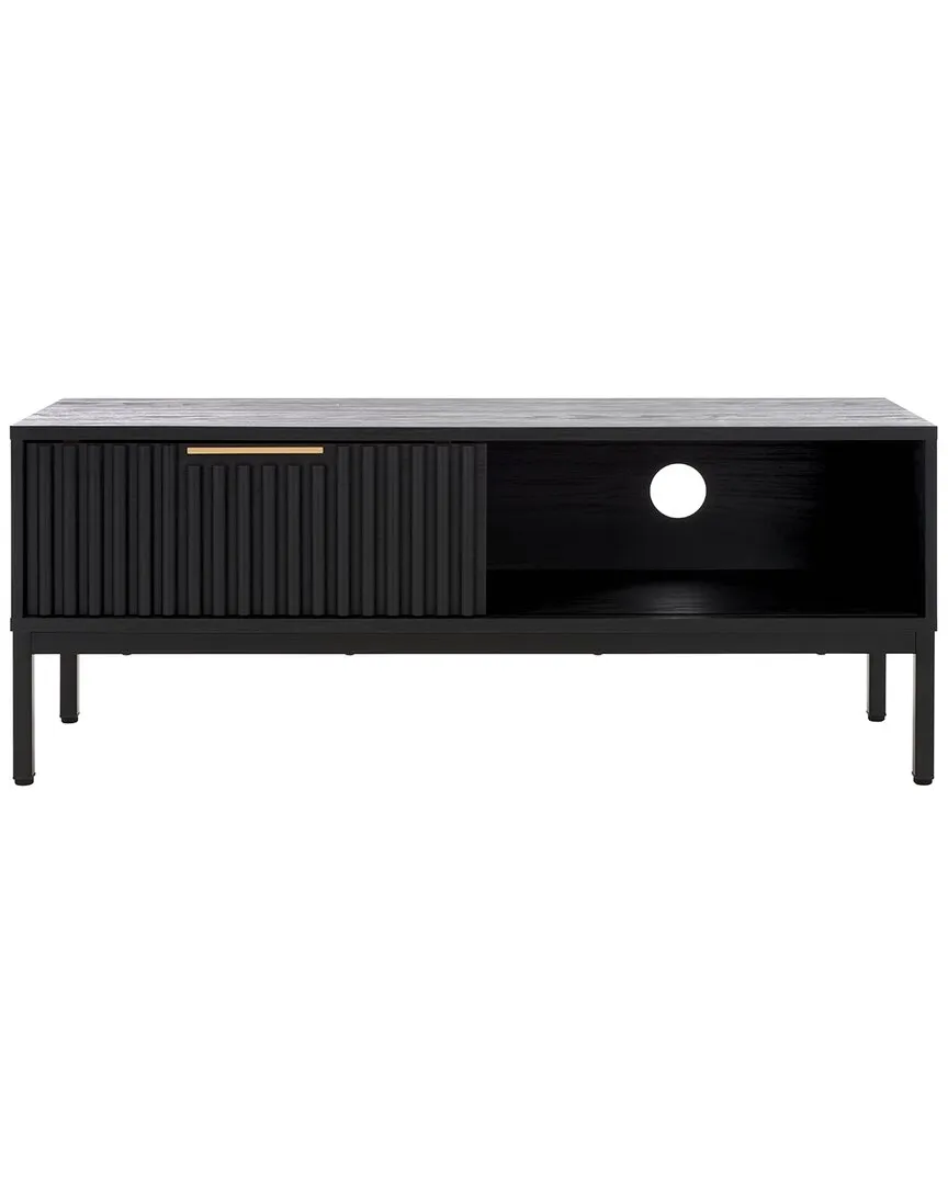 Lylia 1-Door Media Stand - Black