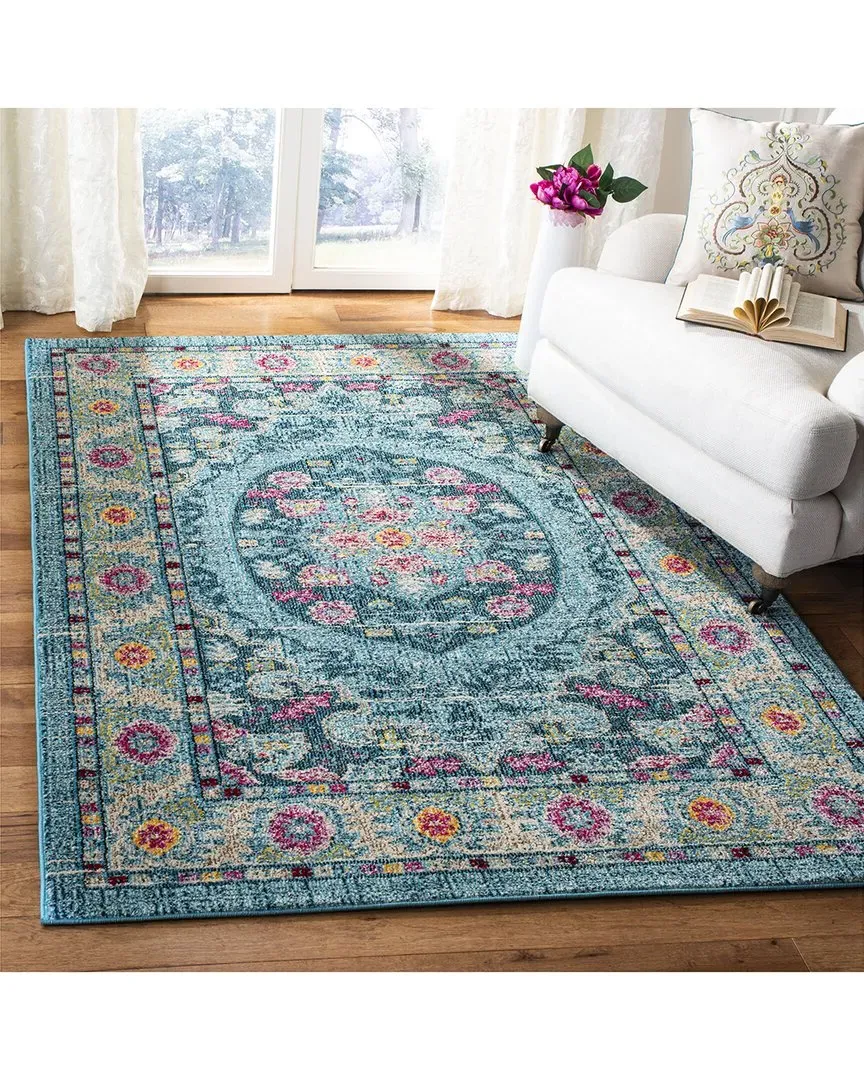Madison Area Rug - Light Blue, Polypropylene