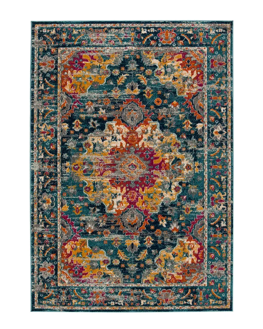 Madison Area Rug - Teal, Polypropylene