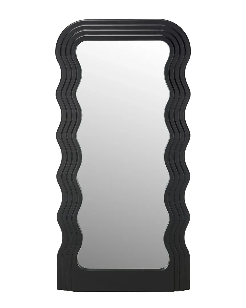 Mahya 31.5in Mirror - Black, Wood