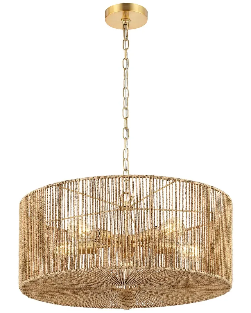 Mamba 5-Light 24in Pendant - Natural, Paper