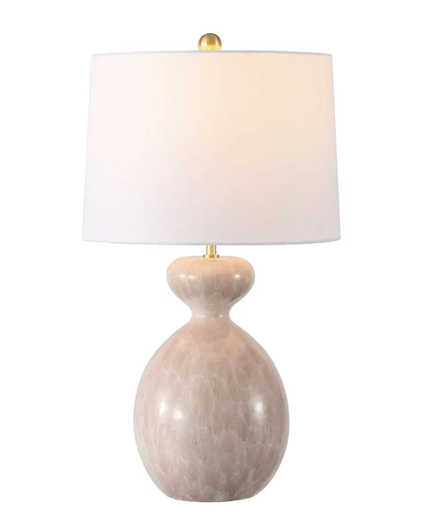 Marialla 25in Table Lamp - Ivory, Ceramic