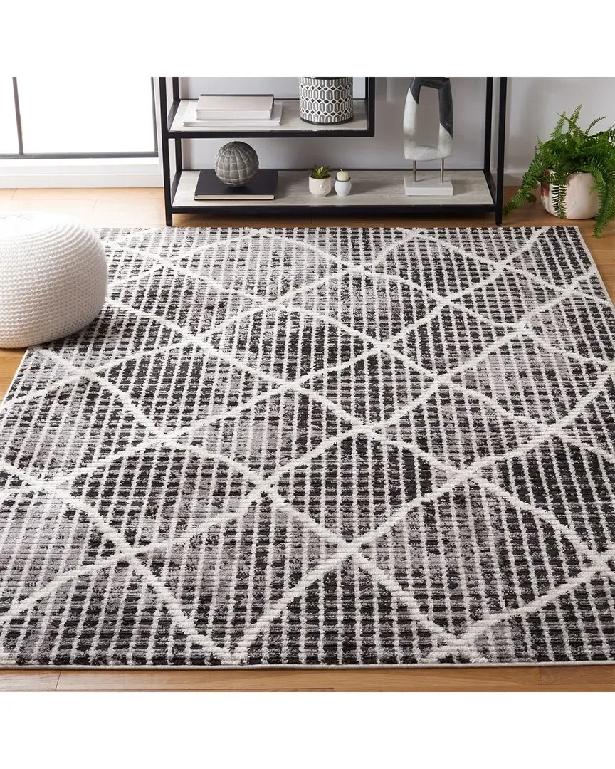 Marrakesh Power Loomed Rug - Charcoal, Polyester image