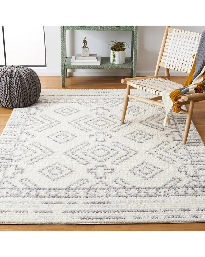 Marrakesh Power Loomed Rug - Ivory, Polyester