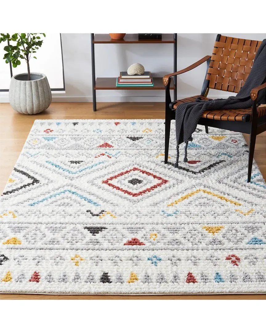 Marrakesh Power Loomed Rug - Ivory, Polyester