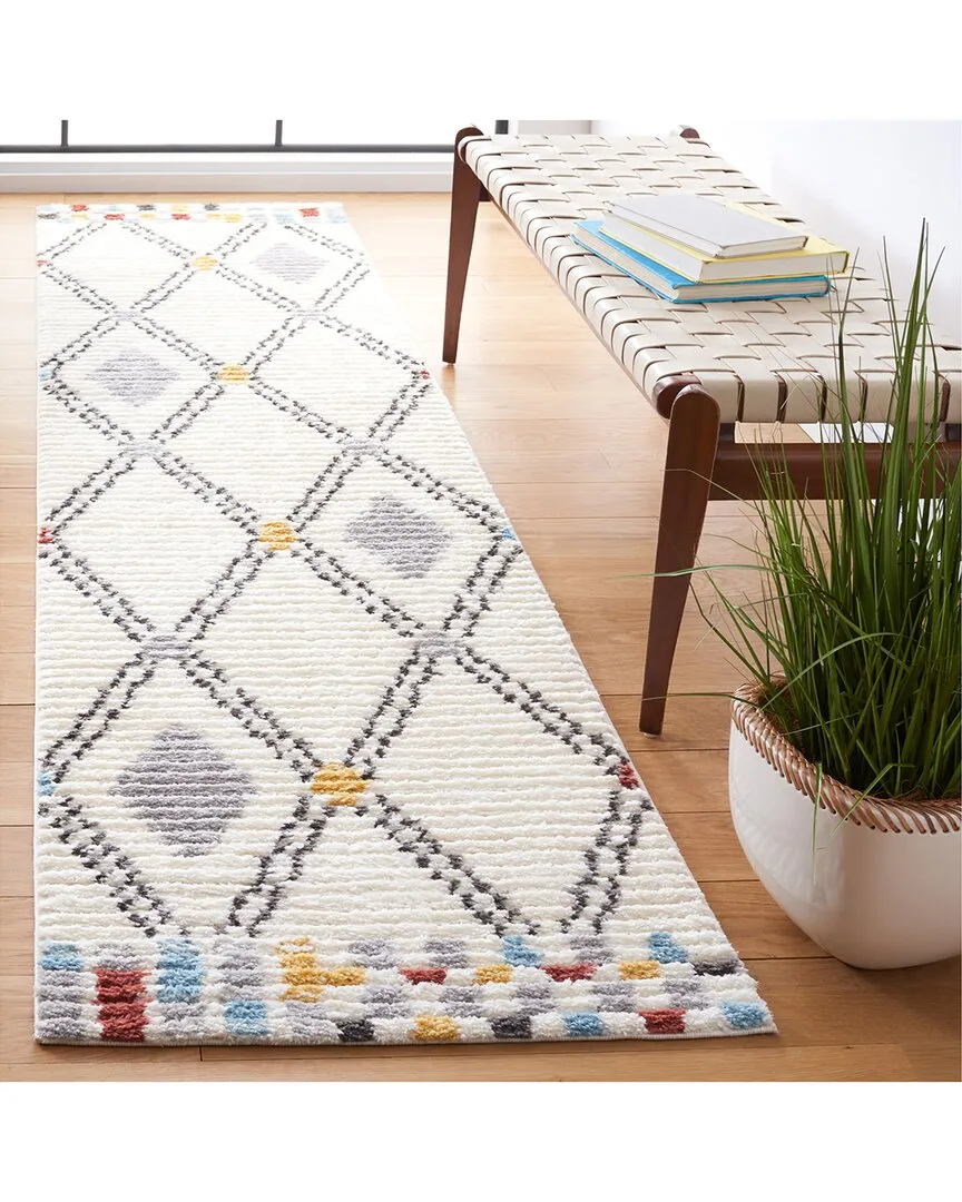 Marrakesh Power Loomed Rug - Ivory, Polyester