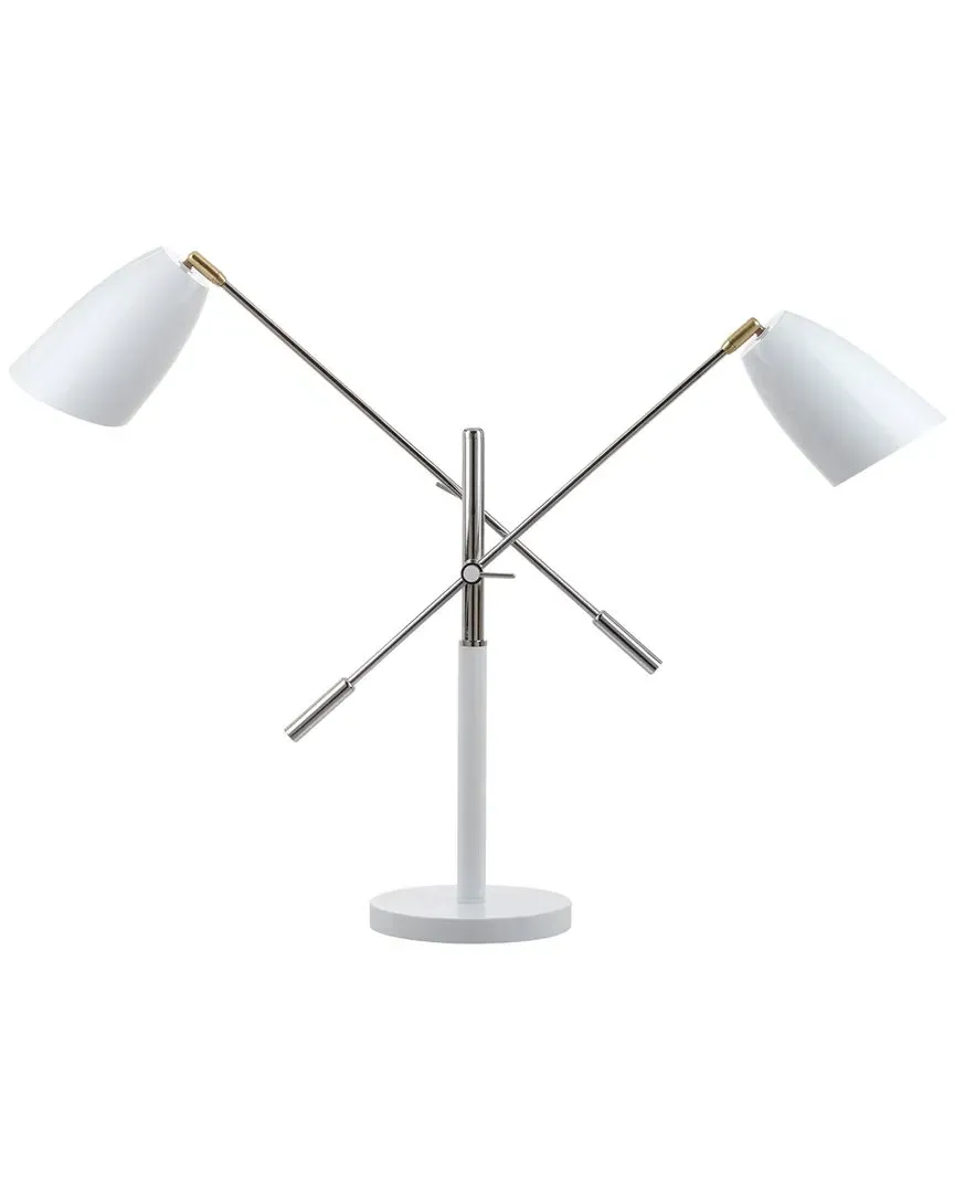 Mavis 32in Adjustable Table Lamp - White, Iron