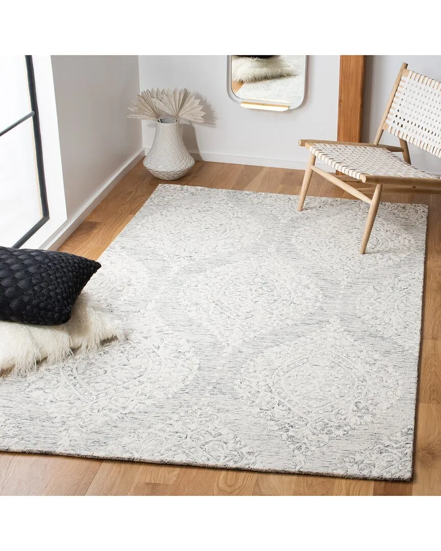 Metro Hand-Tufted Rug - Grey, Wool