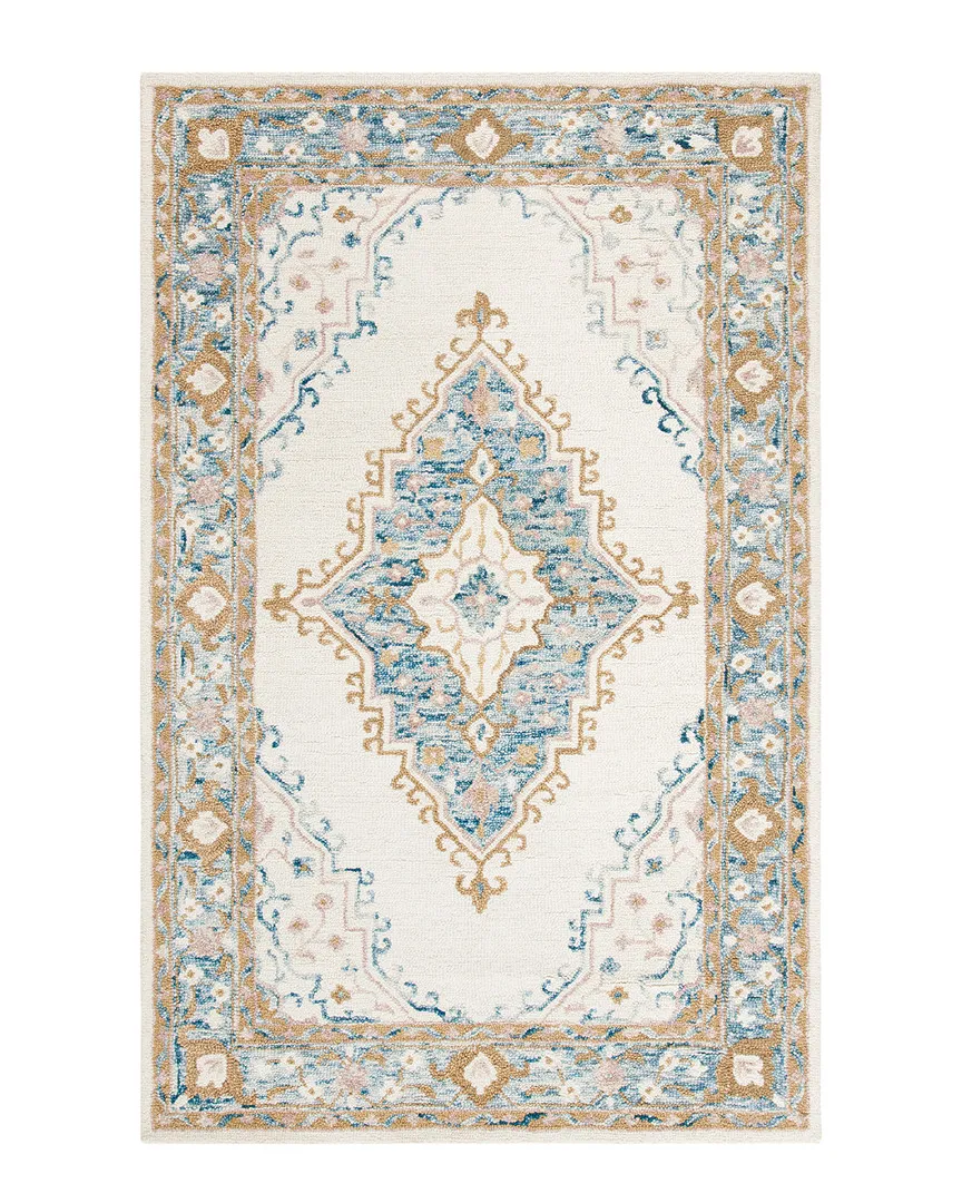 Micro-Loop Hand-Tufted Rug - Ivory, Wool