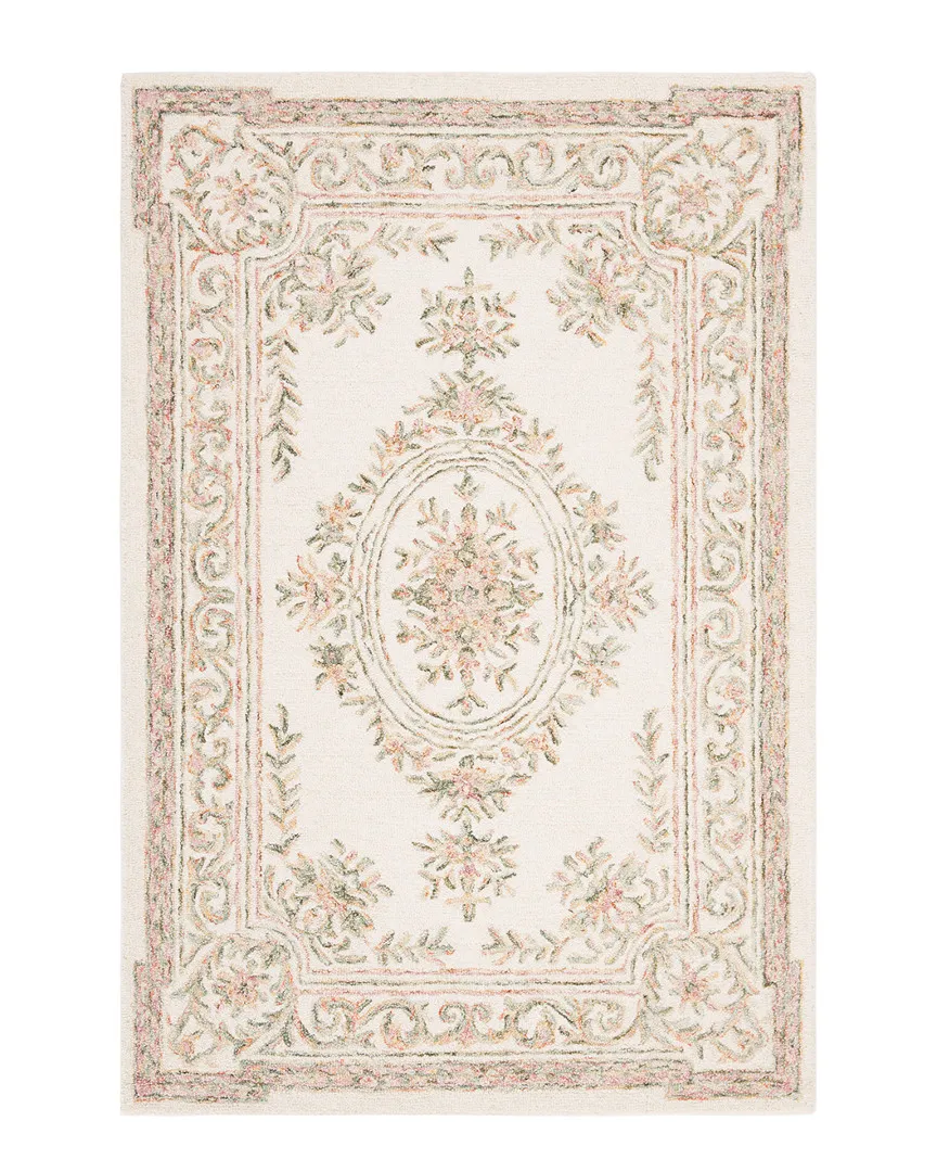 Micro-Loop Hand-Tufted Rug - Ivory, Wool