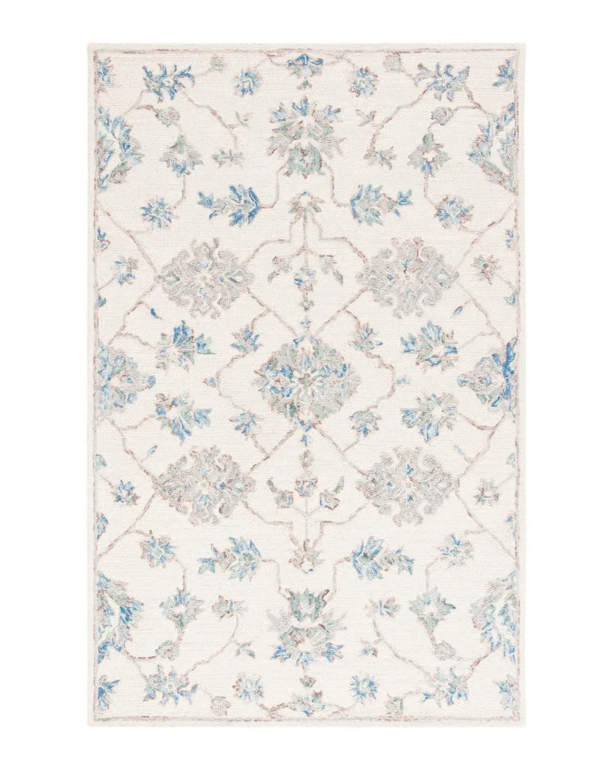 Micro-Loop Hand-Tufted Rug - Ivory, Wool