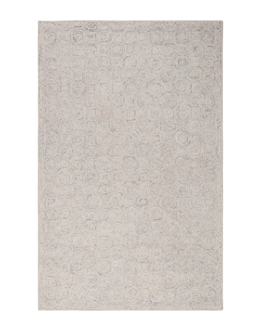 Micro-Loop Hand-Tufted Rug - Silver, Wool