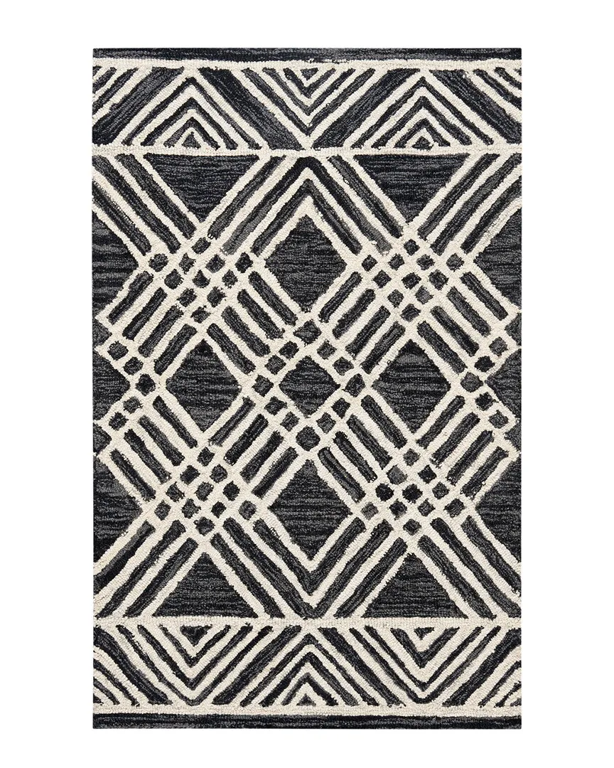 Micro-Loop Rug - Charcoal, Wool image