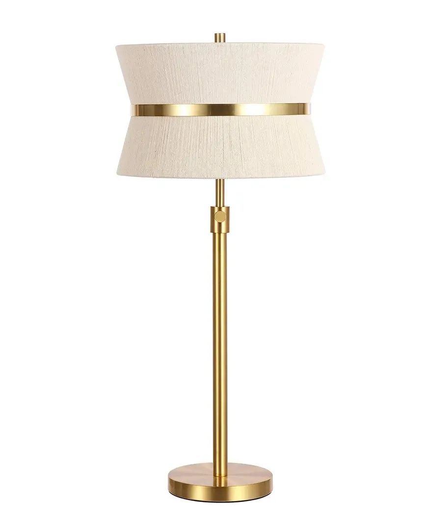 Mika 27-34in Table Lamp - Brass, Rope image