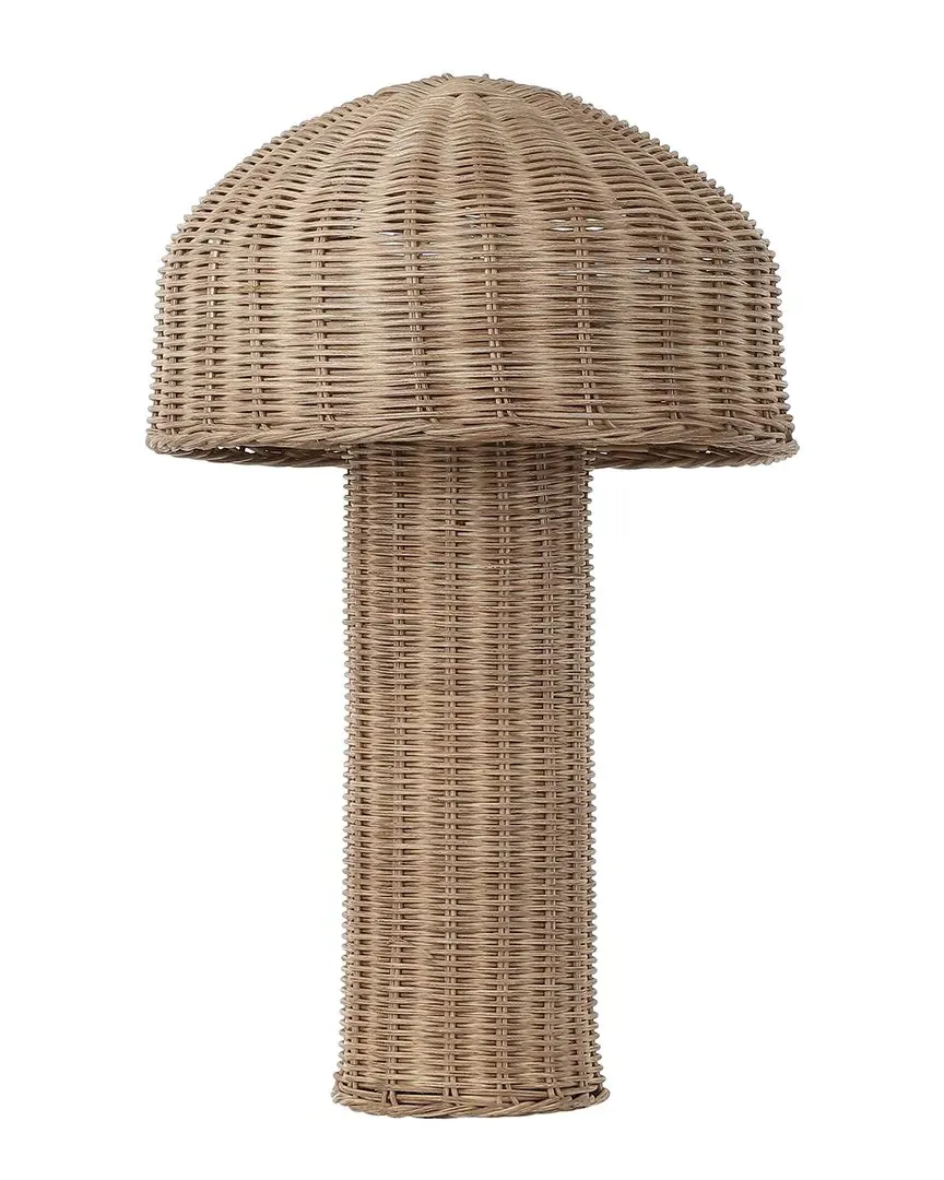 Mikayla 16.25in Table Lamp - Brown, Rattan