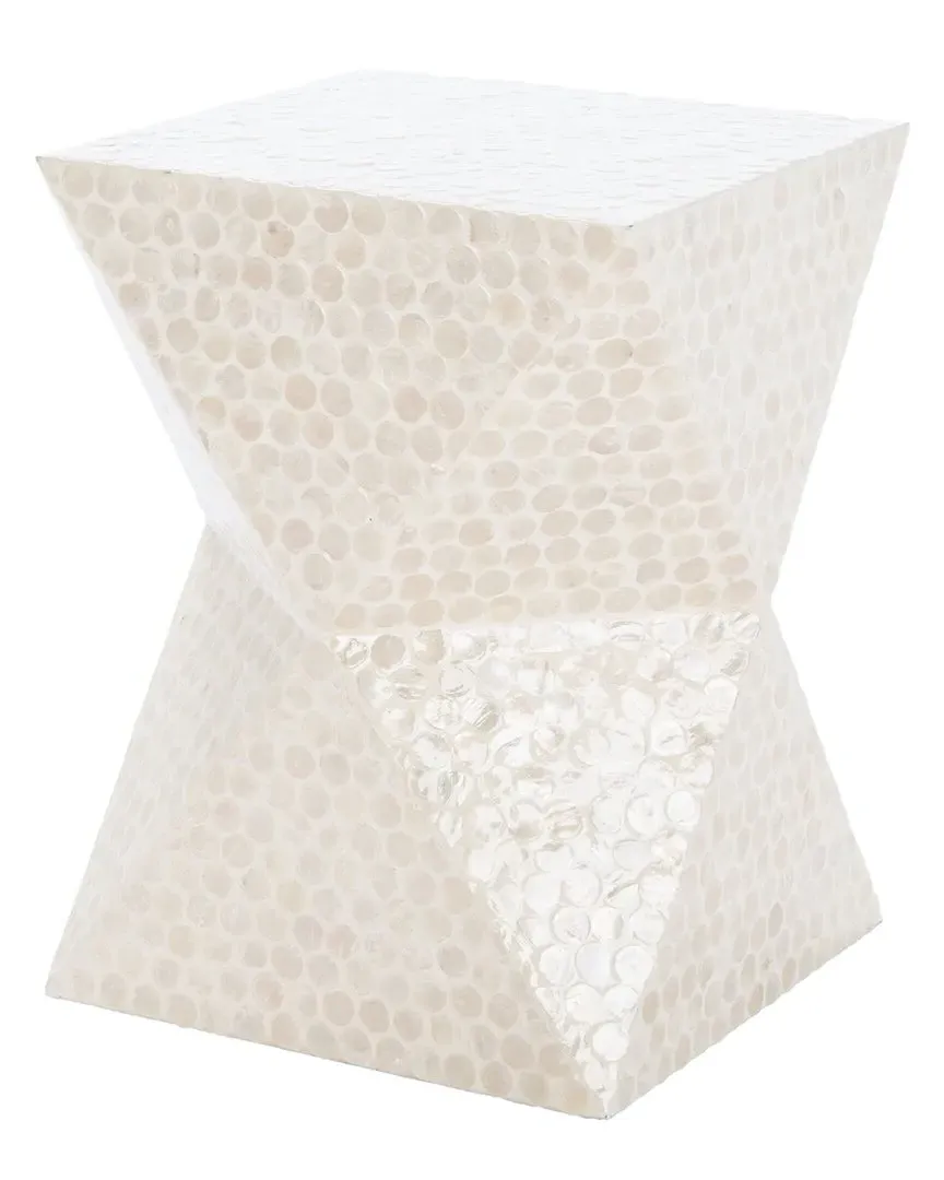Milan Accent Table - White, MDF image